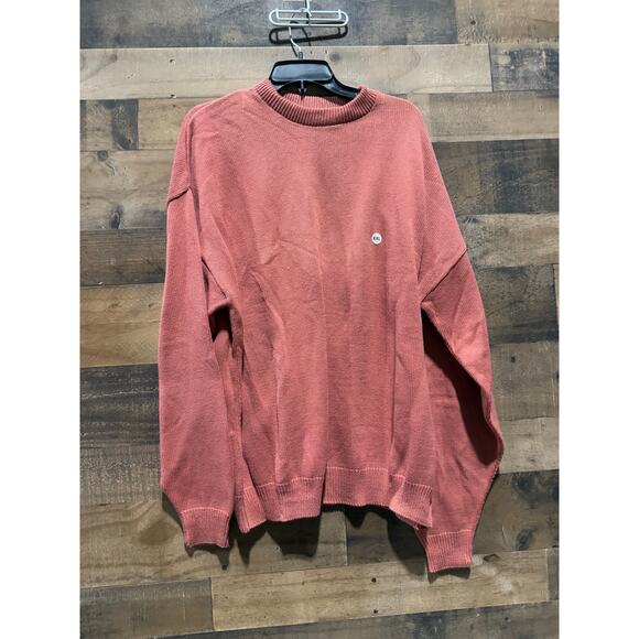 Vintage 1980s WhalerKnits- Salmon -Crew Neck Sweater -Size XXL - Picture 6 of 8